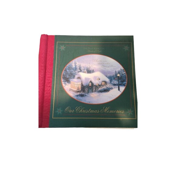 Thomas Kinkade Photo Album Our Christmas Memories 1999  20 pages both sides 9 x - Picture 1 of 8